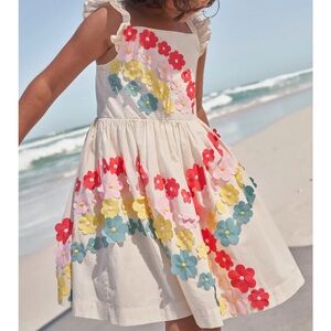 Mini Boden Flutter Flower dress - size 2-3